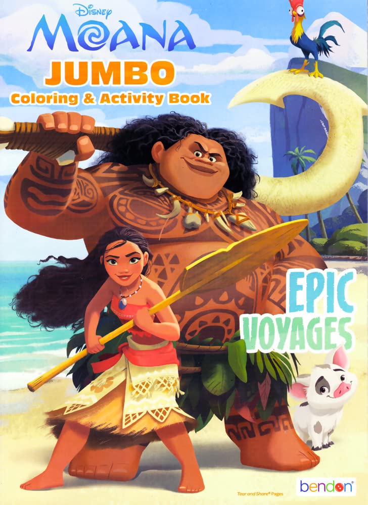 Disney Studios Disney Moana Coloring & Activity Book with Moana Stickers, Imagine Ink and More - Image 2